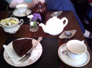 Perfect tea at The teashop by the canal